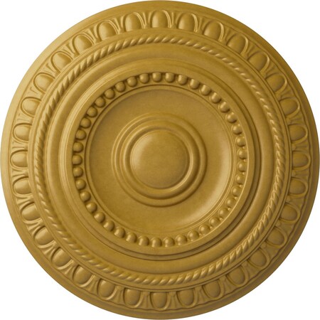 Ekena Millwork Artis Ceiling Medallion (Fits Canopies up to 6 7/8"), 15 3/4"OD x 1 3/8"P, Iridescent Gold CM15ARIGS
